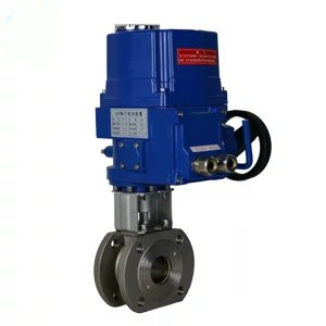 電動(dòng)對夾球閥